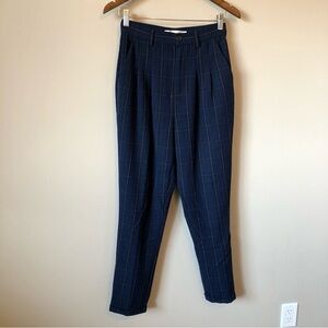 Twik Navy Checkered Trousers